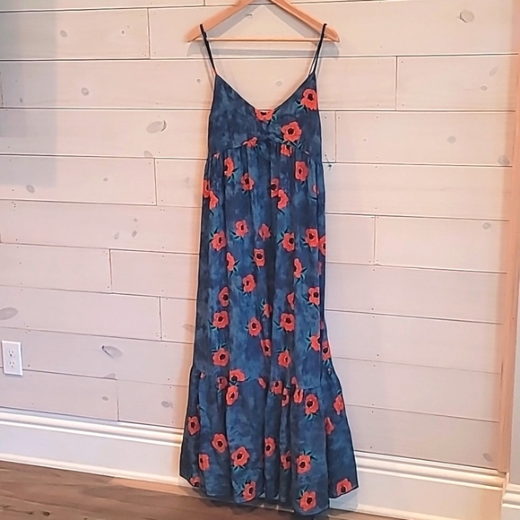 Bucket List Floral Ruffle Maxi Dress - Picture 9 of 9